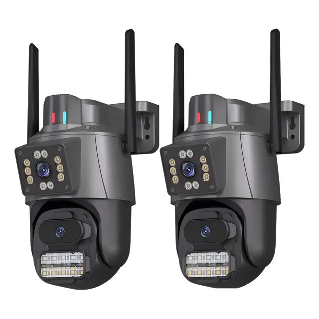 Kit 2 Câmera Segurança Ip App Icsee Lente Dupla Cor Preto — Review