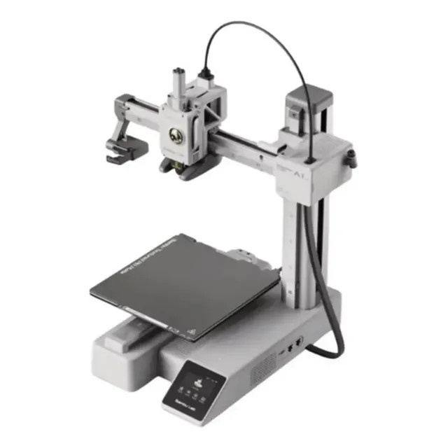Impressora 3D Bambu Lab A1 Mini (cor cinza) — modelo compacto sem AMS