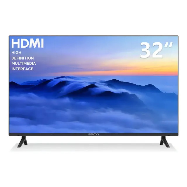 TV 32 Polegadas Digital HD 2 HDMI 2 USB VGA — Imagem Nítida e Conexões Versáteis