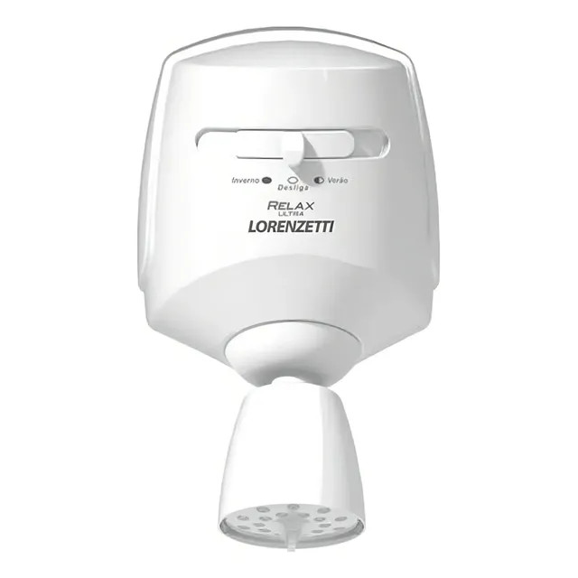 Chuveiro elétrico de parede Lorenzetti Relax Ultra branco 5500W