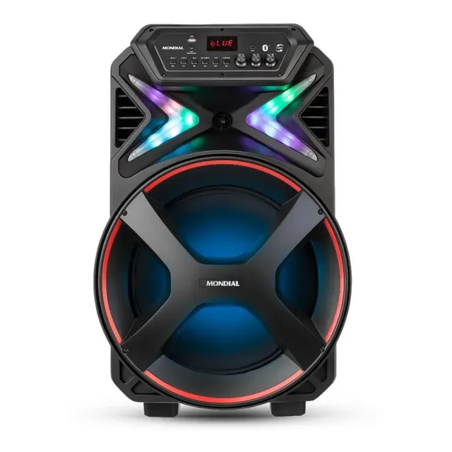 Caixa Amplificada Connect Lights Plus CM-700 Mondial (Preto)