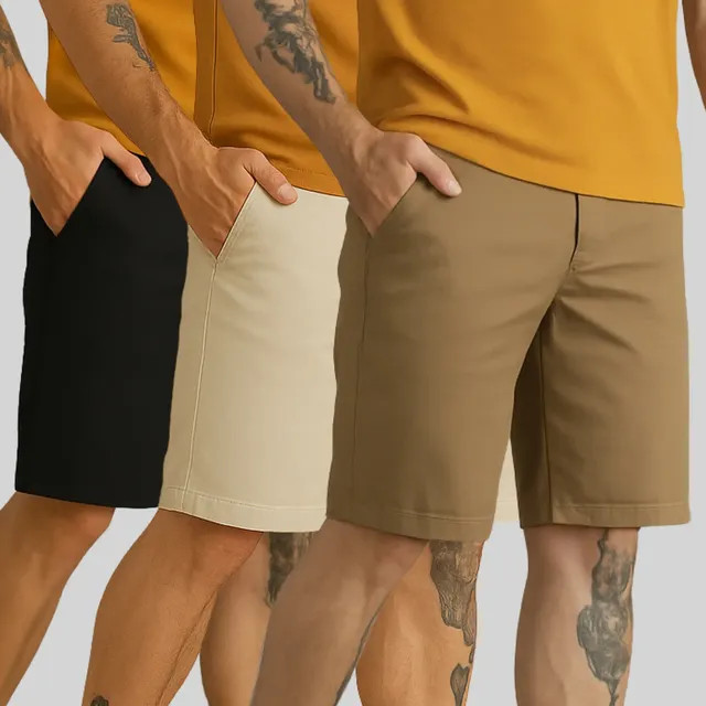 Review: Kit 3 Bermuda Masculina Sarja Short Jeans Social Brim Lisa