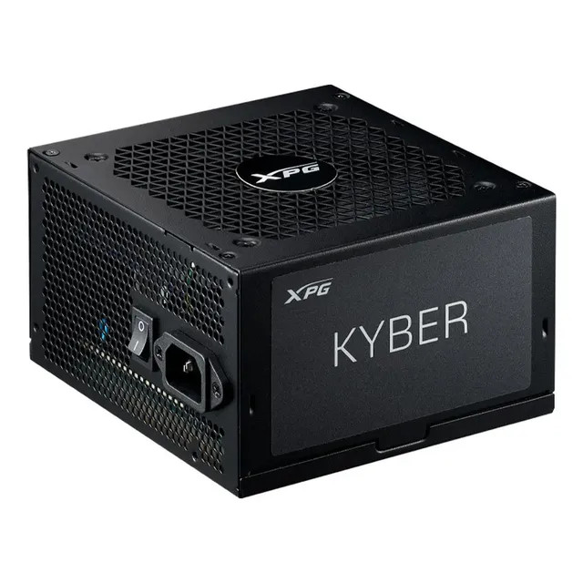 Fonte XPG Kyber 850W 80 Plus Gold com Cabo — potência e eficiência em preto