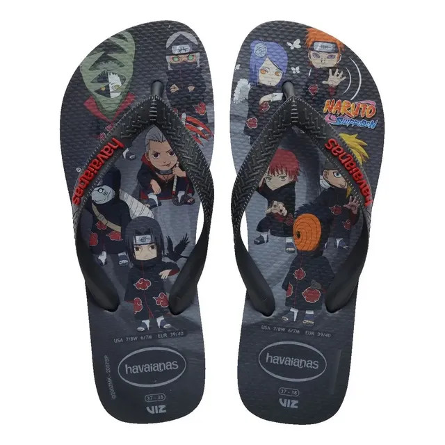 Chinelo Havaianas Naruto Shippuden Original Top Akatsuki — tema do clã Akatsuki