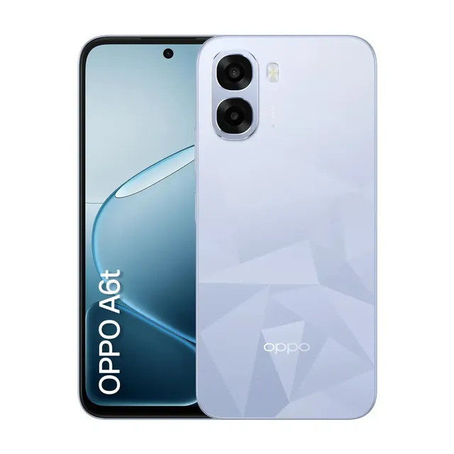 Smartphone OPPO A6t 128GB — Bateria 6500mAh, Tela 120Hz e AI Câmera