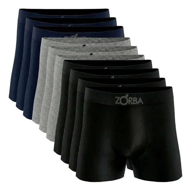 Review: Kit 10 Cuecas Boxer Zorba Algodão Respirável Masculina (GG 50-52)