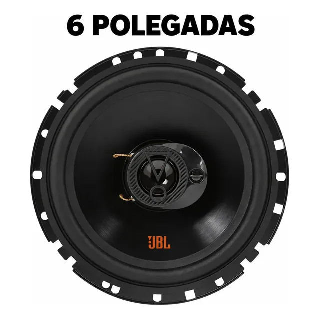 Alto Falante JBL Triaxial 6trfx55 Flex4 — 110W Totais, Cor Preto