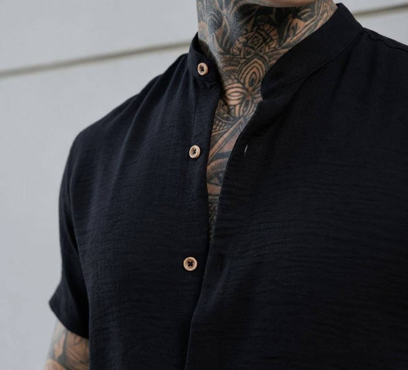 Camisa Manga Curta Gola Padre