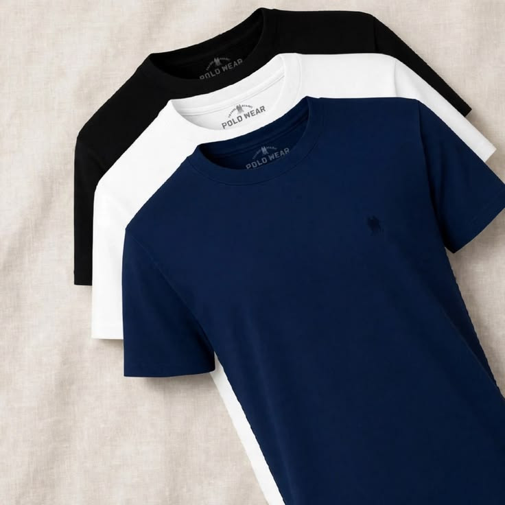 Kit 3 Camisetas Masculinas Polo Wear Sortido