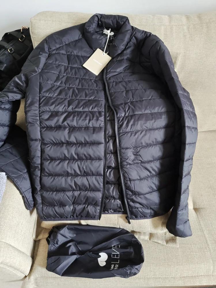 Jaqueta Masculina Puffer Hering Preta M