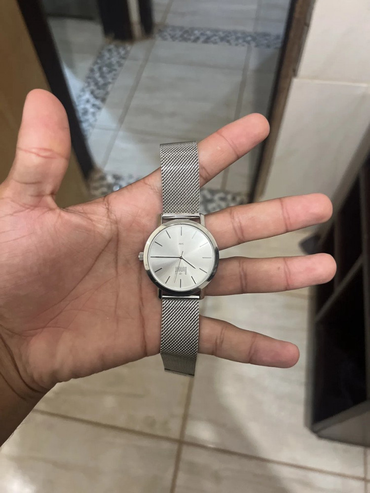 Relógio Dumont Traveller Masculino Aço Prata