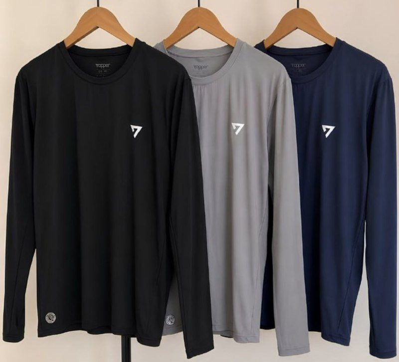 ☀️ Kit com 3 Camisetas Térmicas Segunda Pele UV50