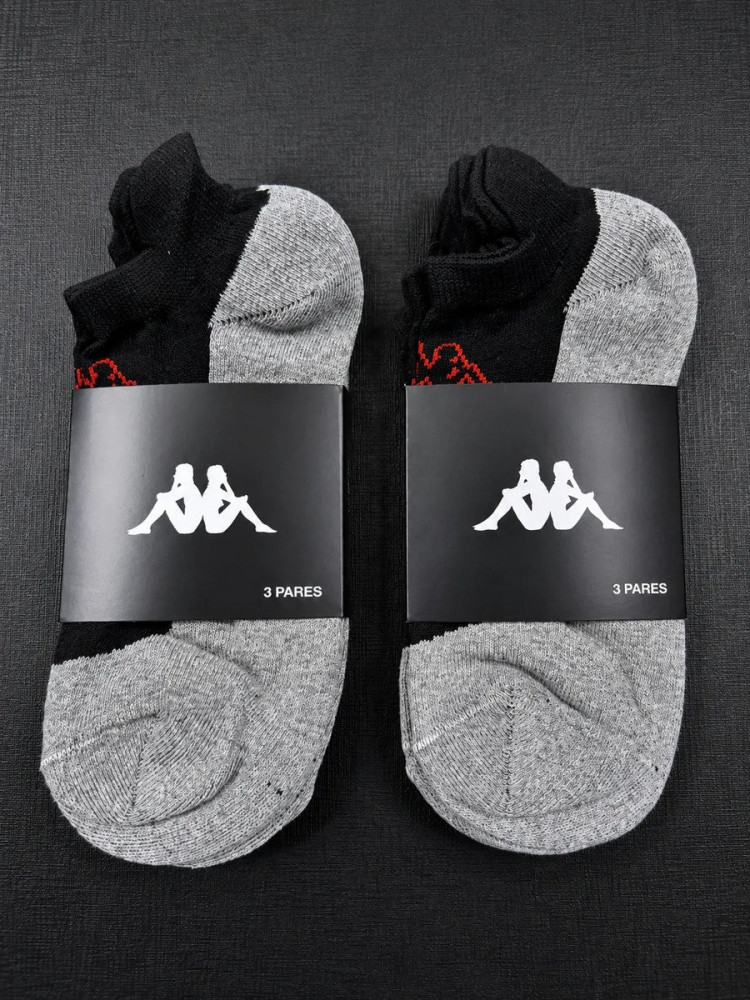 Kit 6 Pares Meias Kappa Invisíveis Corrida