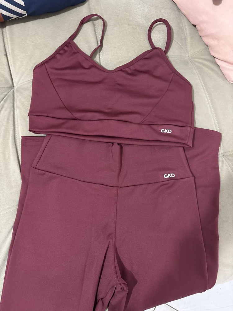 Conjunto Gkd Legging Top Cós Alto
