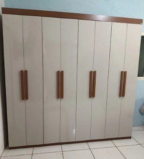 Guarda Roupa Casal Hera MDF 8 Portas