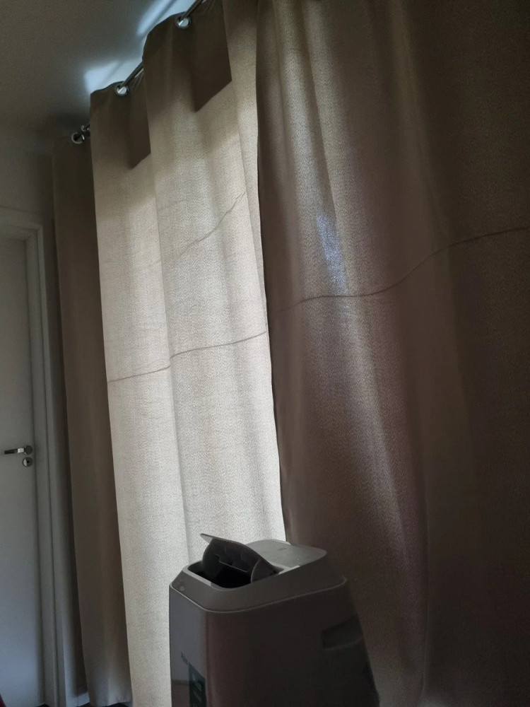 Cortina Blackout Cinza 3x2,8m Laura Enxovais