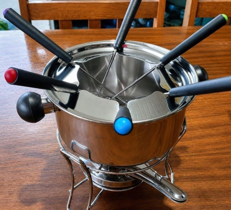 Kit Fondue 10 Peças Inox