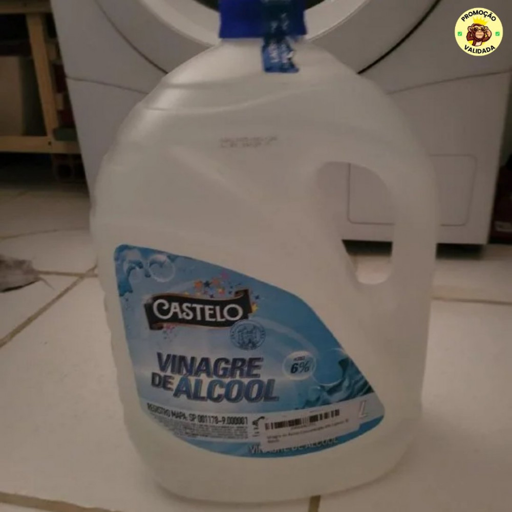 Vinagre de Álcool Concentrado 6% Castelo