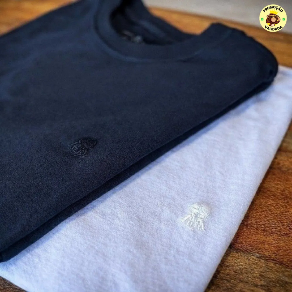 Camisetas Polo Wear Kit com 3 unidades