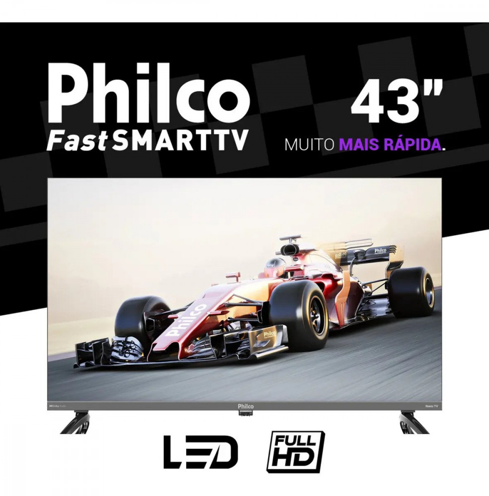 Philco P43vik Roku Smart TV Full HD HDMI
