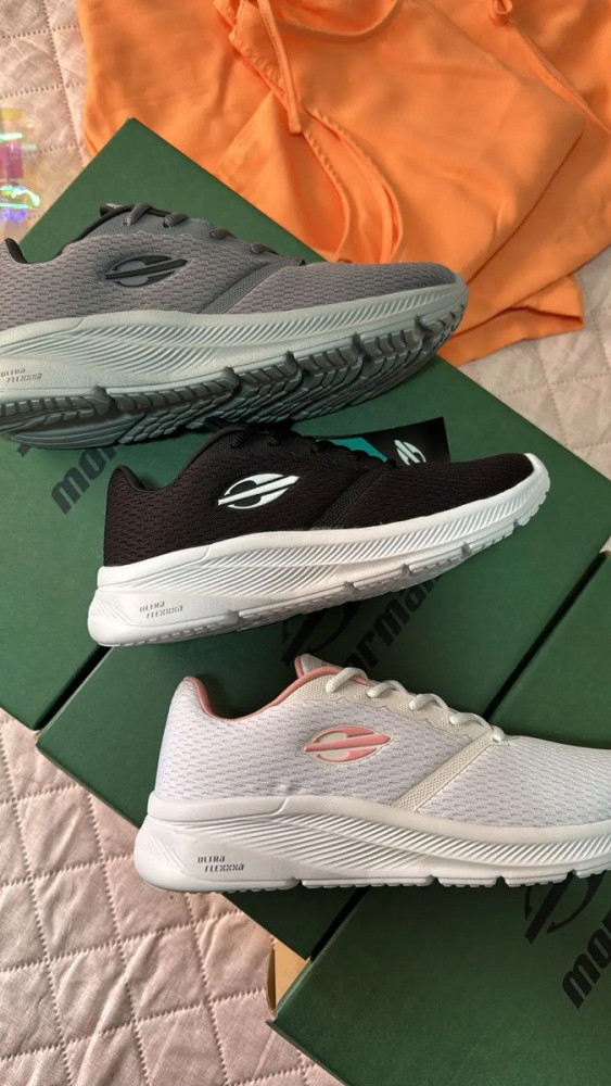 Tênis Mormaii Unissex Esportivo Preto/Cinza
