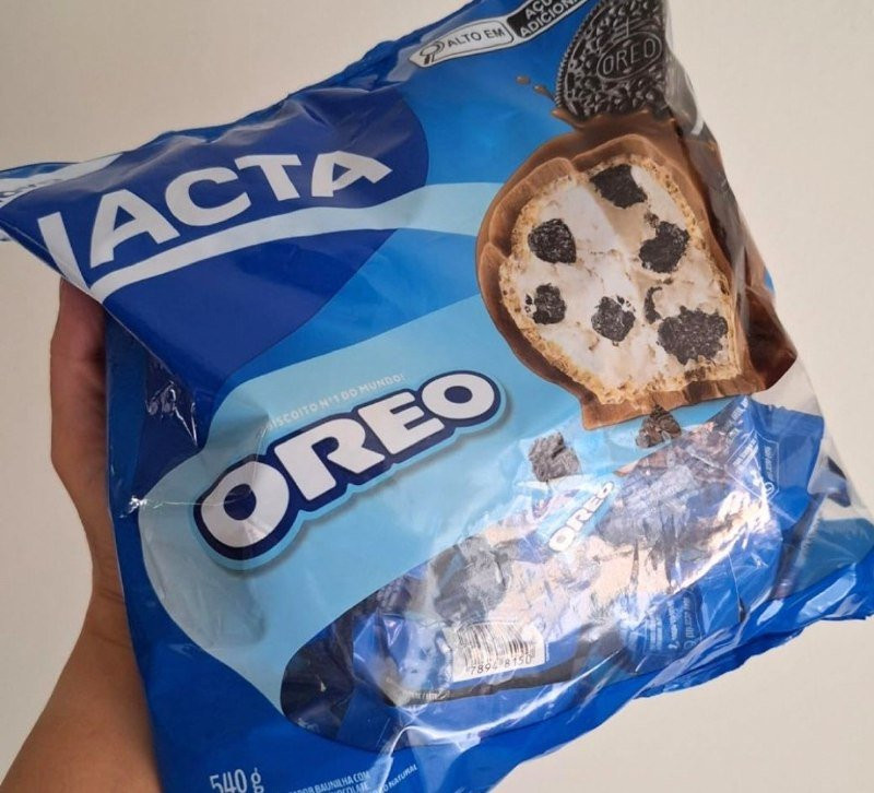 Bombom Lacta com Recheio de Oreo - Pacote 540g