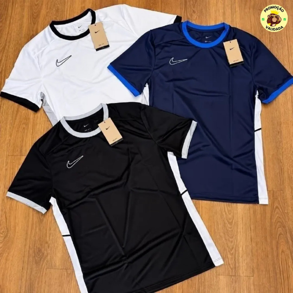 Camiseta Nike Dry-fit Academy 3 cores
