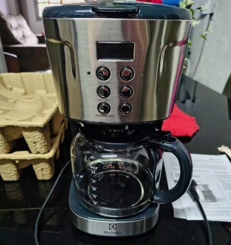 Cafeteira Elétrica Electrolux Digital Inox 220V
