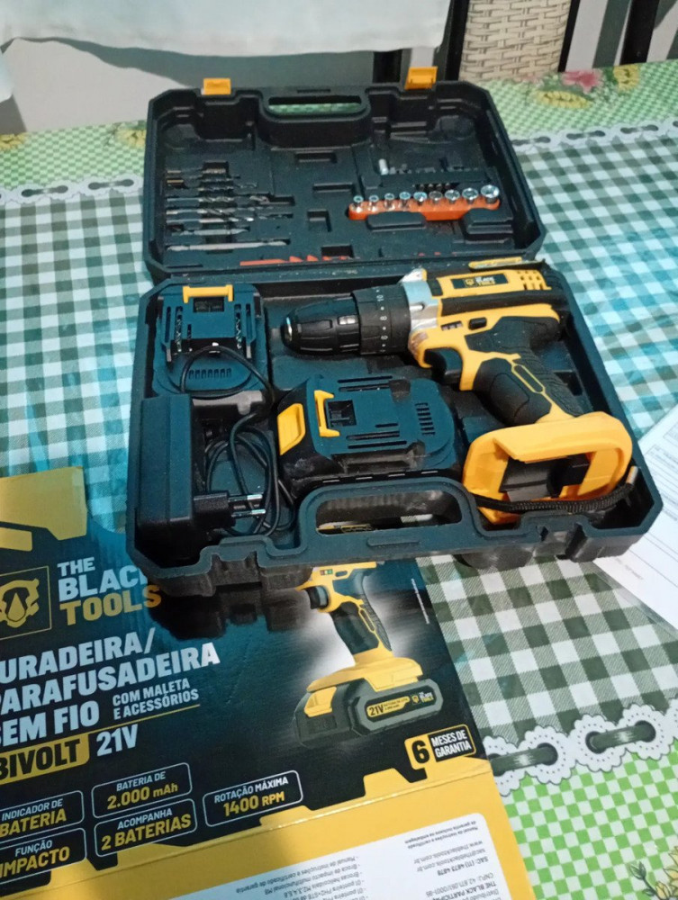 Parafusadeira Impacto TB-21PX com 2 Baterias