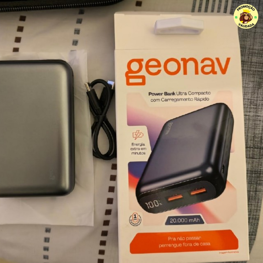 Geonav Power Bank Ultra Compacto