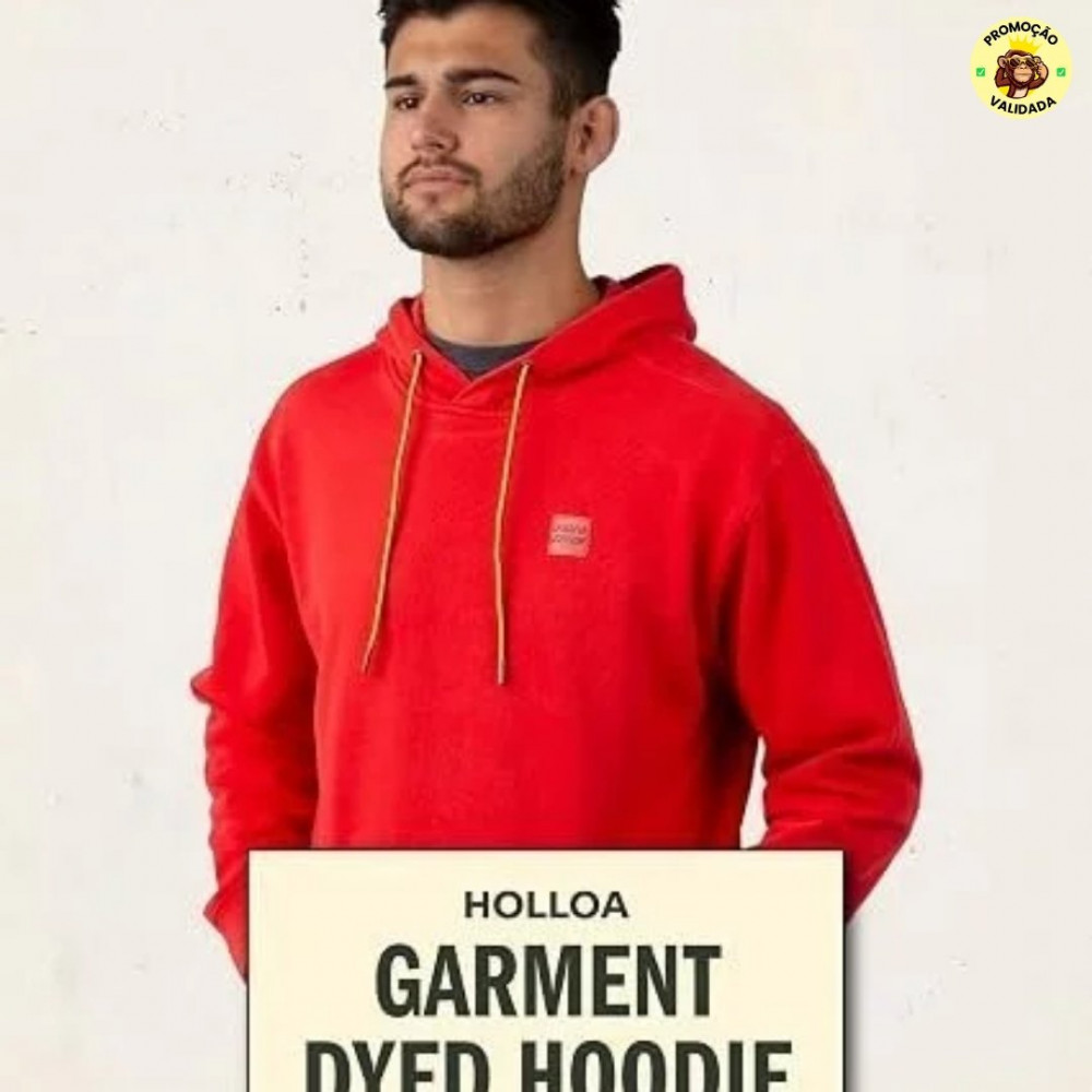 Suéter com capuz Holloa Garment Dyed Hoodie Field & Stream