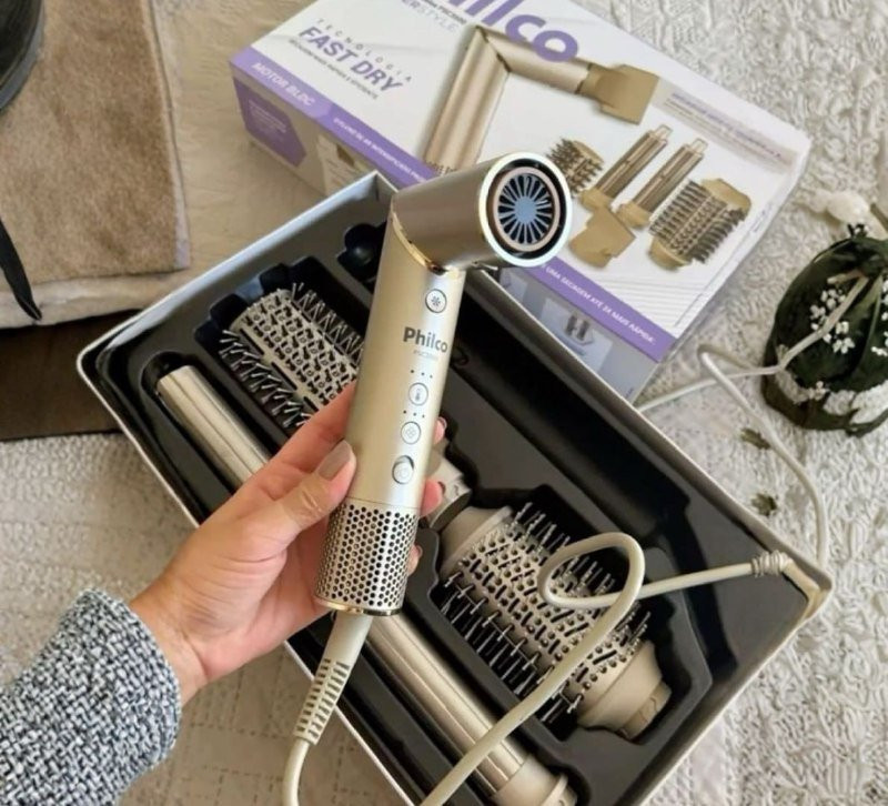 💇 Secador de Cabelos Philco 4 em 1 Dobrável