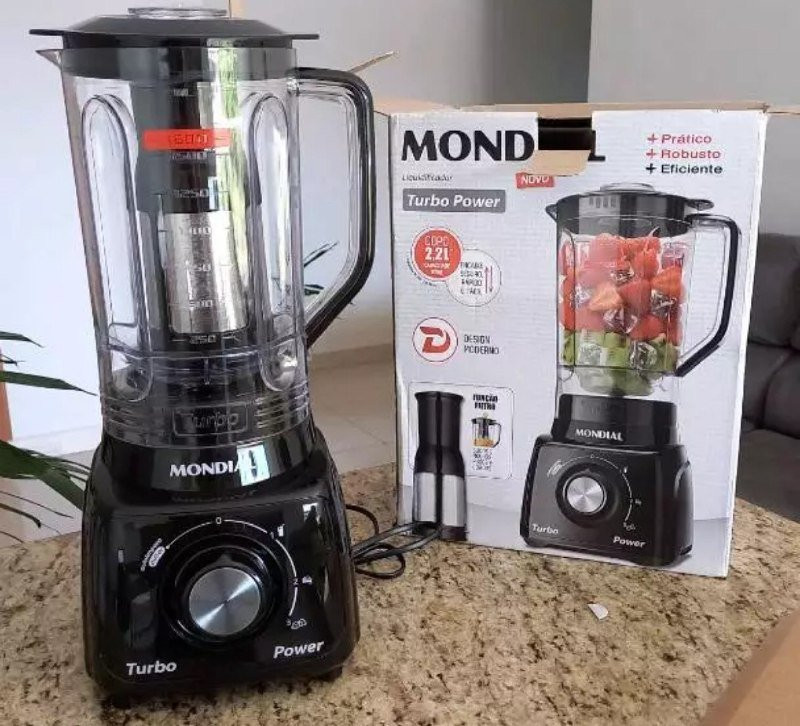 Liquidificador Mondial Turbo 3 Velocidades