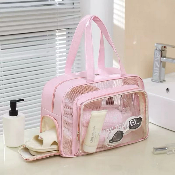 Necessaire Viagem Impermeável com Chinelo