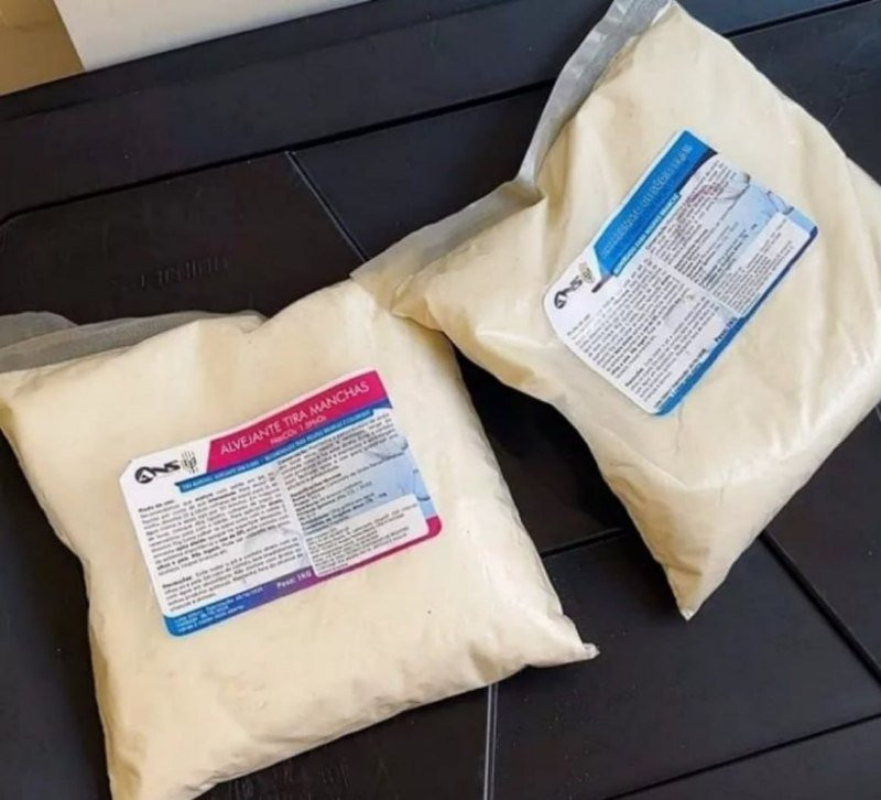 Tira Manchas Alvejante 1kg + Percarbonato de Sódio 1kg