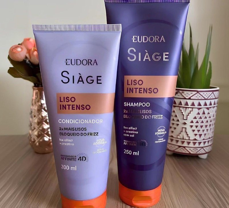 ✨ Pack Eudora Siàge Liso Intenso Shampoo + Condicionador