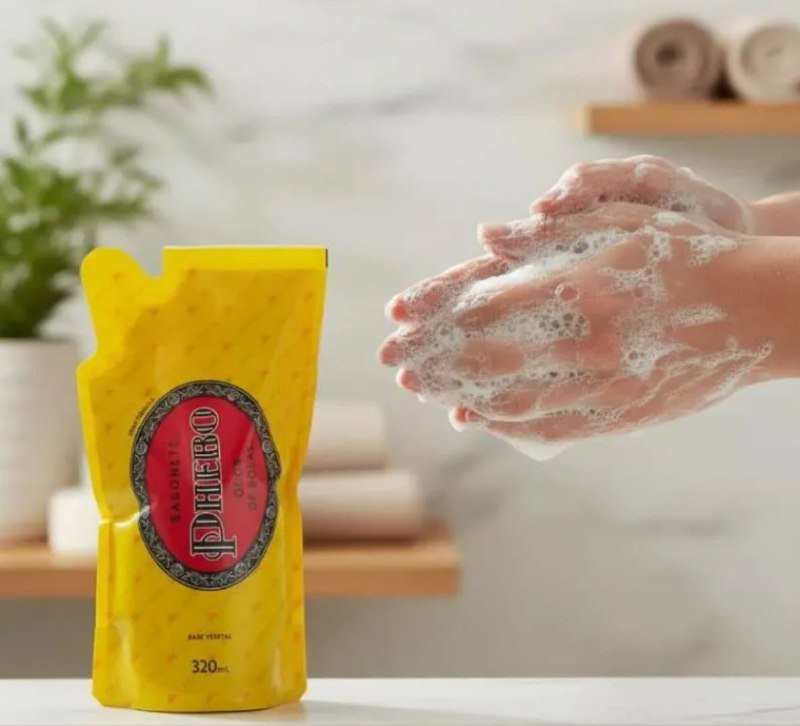 PHEBO Refil Sabonete Líquido Odor De Rosas 320ml