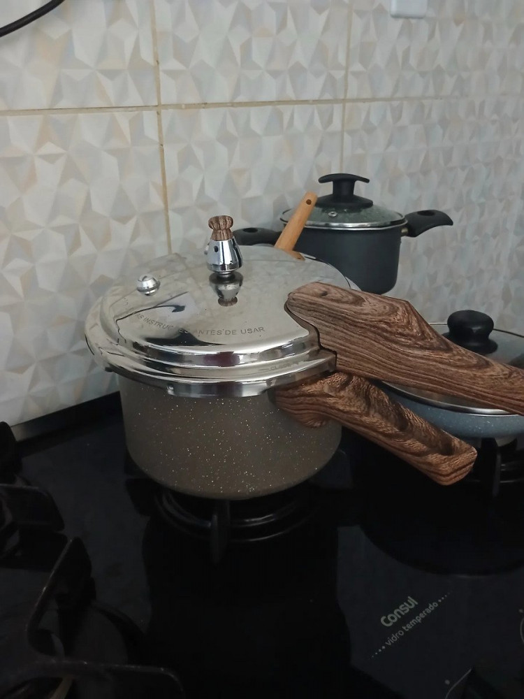Panela de Pressão Indução Cerâmica 4,2L