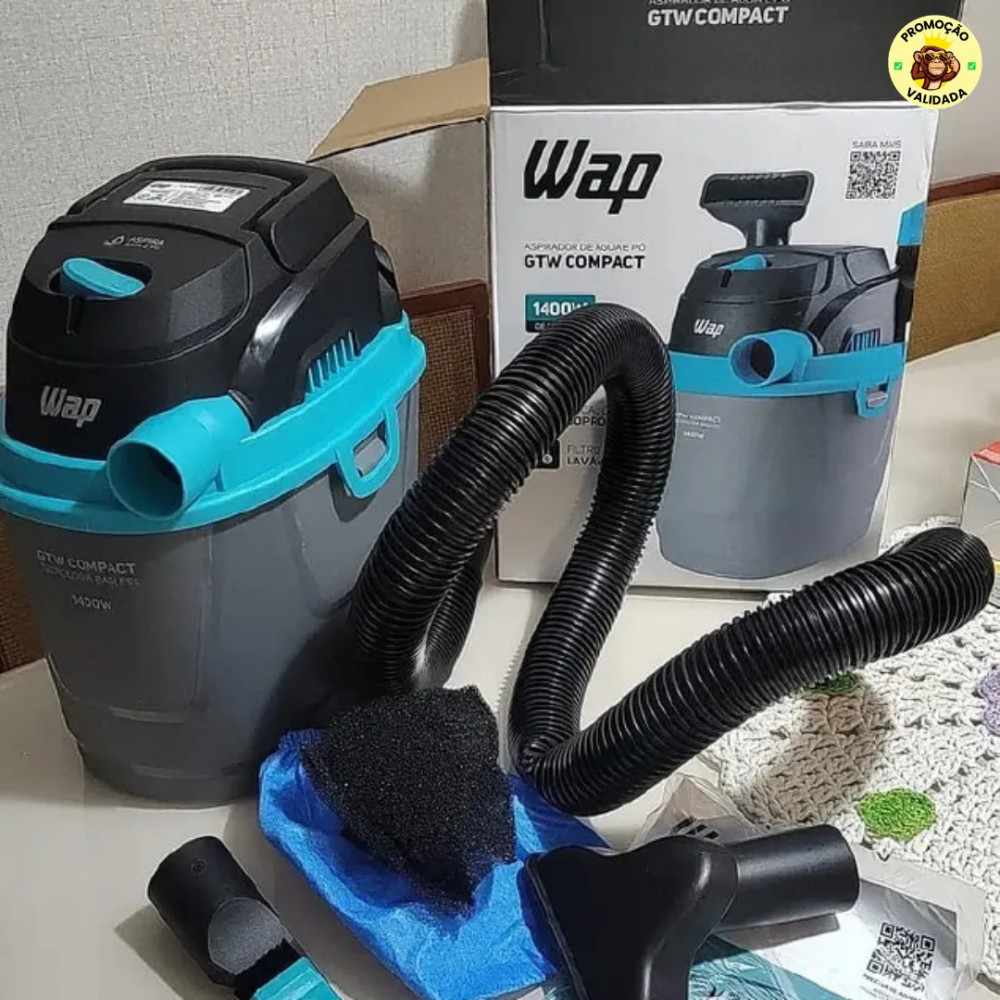 Aspirador De Po Wap Gtw Compact 1400w 55L 220V
