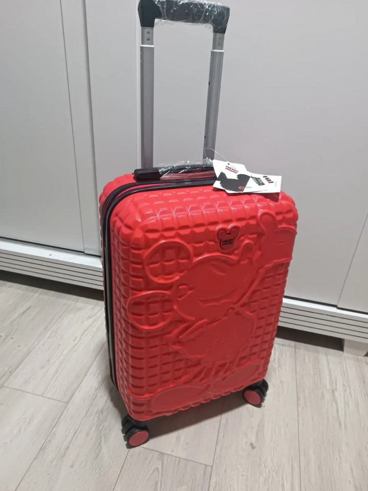Mala de bordo Luxcel Mickey preta Pequena