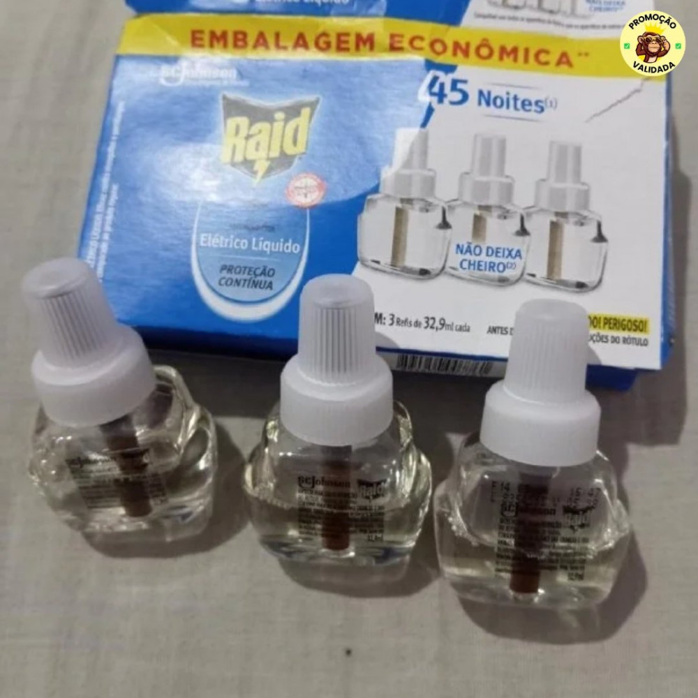 Raid Repelente Eletrico Líquido