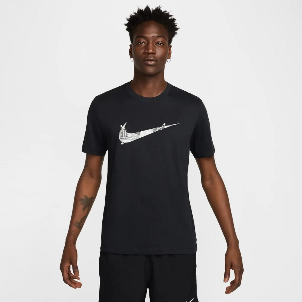 Camiseta Nike Dri-Fit Masculina Preta e Branca