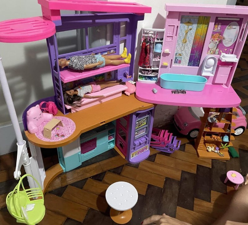 Casa de Bonecas Barbie Malibu Dois Andares Mattel