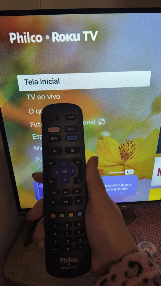 Smart TV 32 Philco P32vik Roku LED HDR Wi-Fi