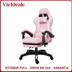 Cadeira Gamer Ergonômica Reclinável com Pés