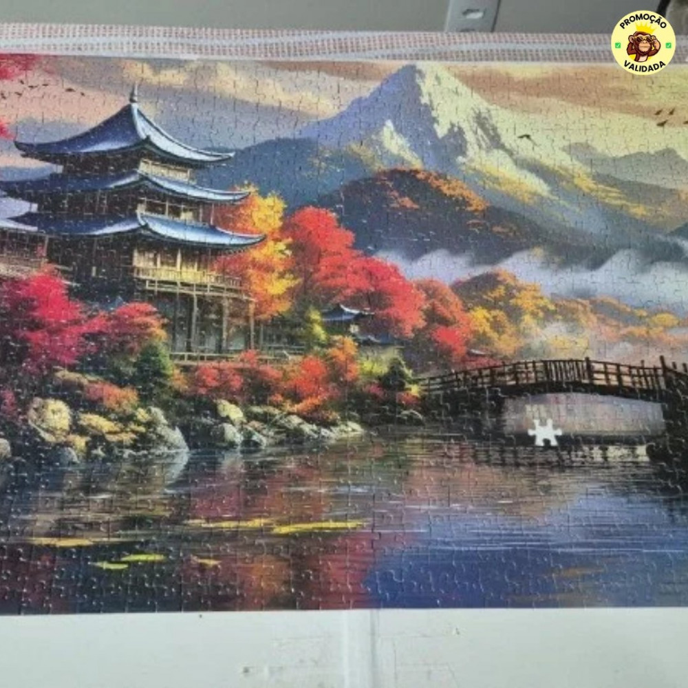 GGB Quebra-Cabeça Vilarejo Japonês 1000 Peças