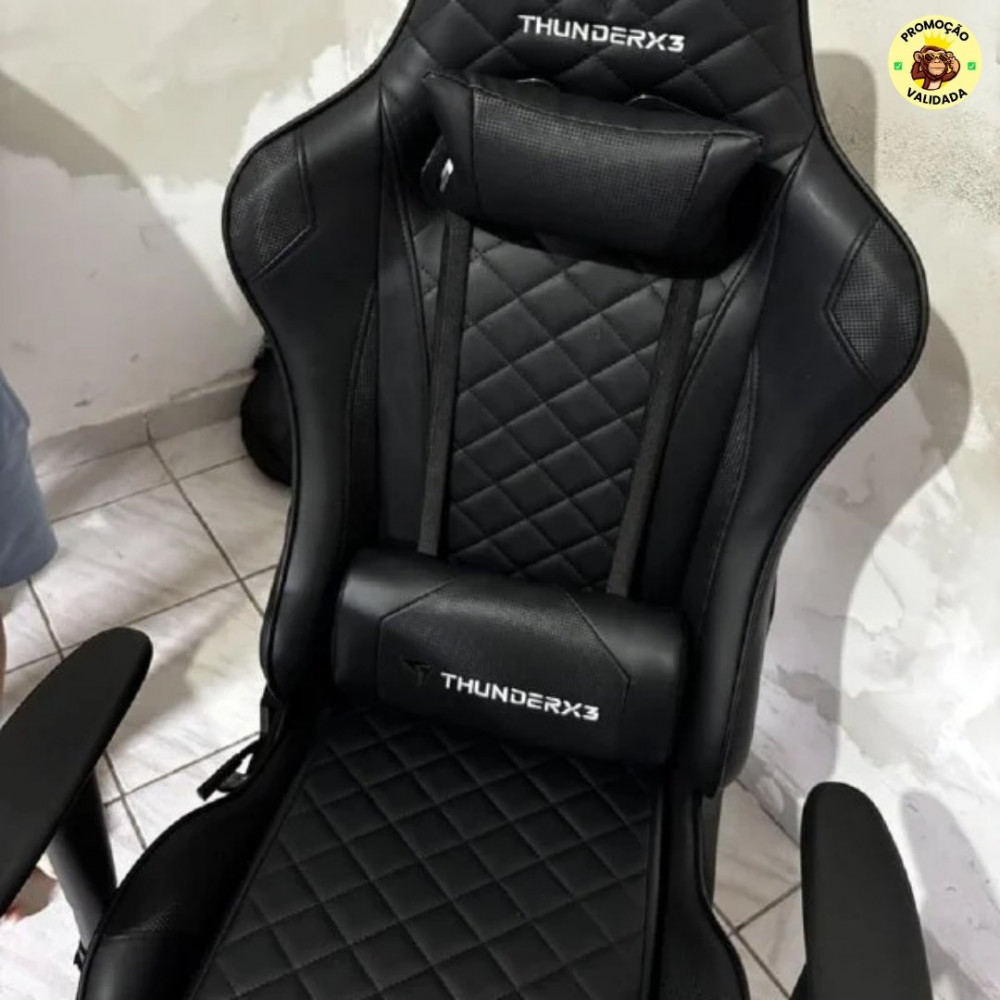 Cadeira Gamer Profissional TGC12 Preta