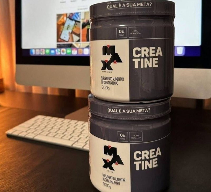 Creatina Max Titanium Em Pó 300g 2 Un