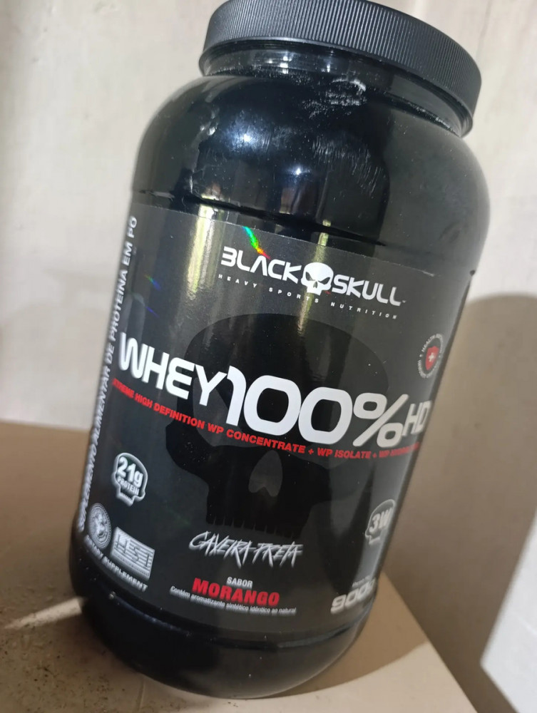 Black Skull Whey 100% HD Baunilha 900g