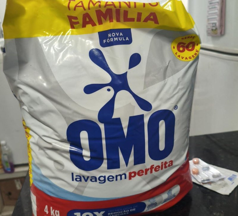 Omo Sabão em Pó Lavagem Perfeita 4kg
